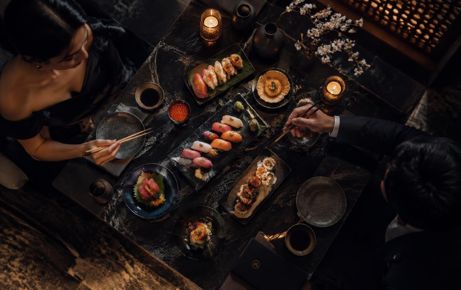 Jantar japonês a dois no Kazu Sushi